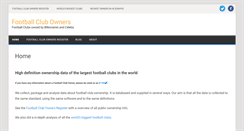 Desktop Screenshot of footballclubowners.com