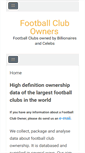 Mobile Screenshot of footballclubowners.com